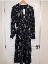 Black And Gold Maix Dress Size 16