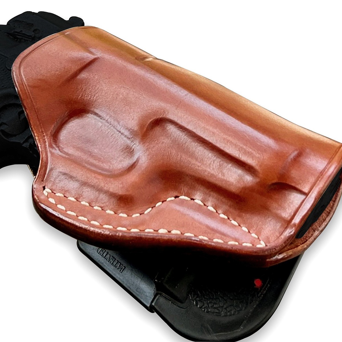 Leather Paddle Holster Custom Fit, Beretta 84F/ 84FS 380 ACP/ 9mm