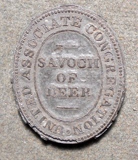 Communion Token – Aberdeen Scotland Savoch Of Deer Burzinski 6162 crusty