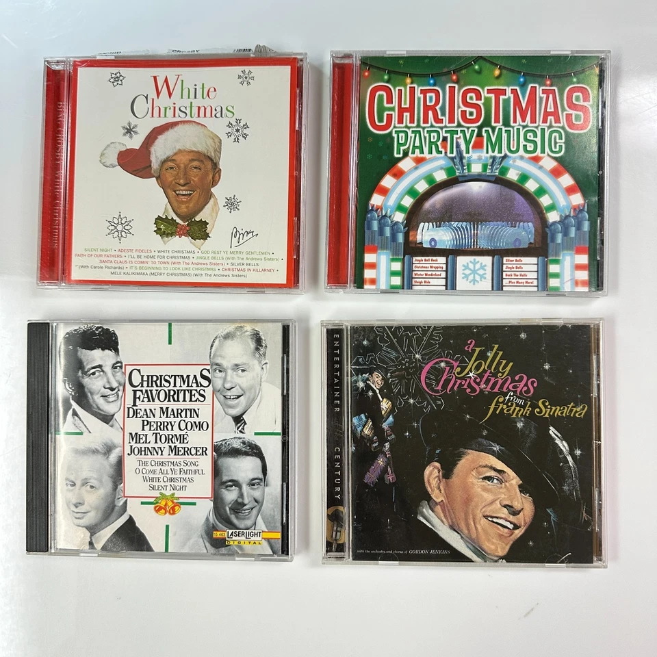 Christmas CD Lot of (4) - Frank Sinatra Bing Crosby Perry Como White Christmas Foto 2 de 4
