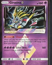Giratina 58/156 Ultra Prisma 2018 Prisma Stella Sole e Luna Holo Carta Pokémon Rara