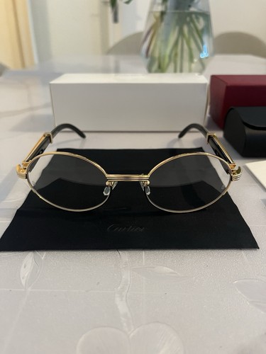 Cartier Giverny White Buffs Glasses Clear Lenses - Imagen 2 de 16