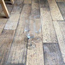 3 X Prosecco Sparkling Wine Glasses Champagne Flutes