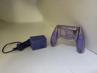 Atomic Clear Purple Grip Handle + adapter for GameBoy Color