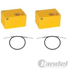 2x HELLA HANDBREMSSEILE passend für RENAULT MEGANE SCÉNIC