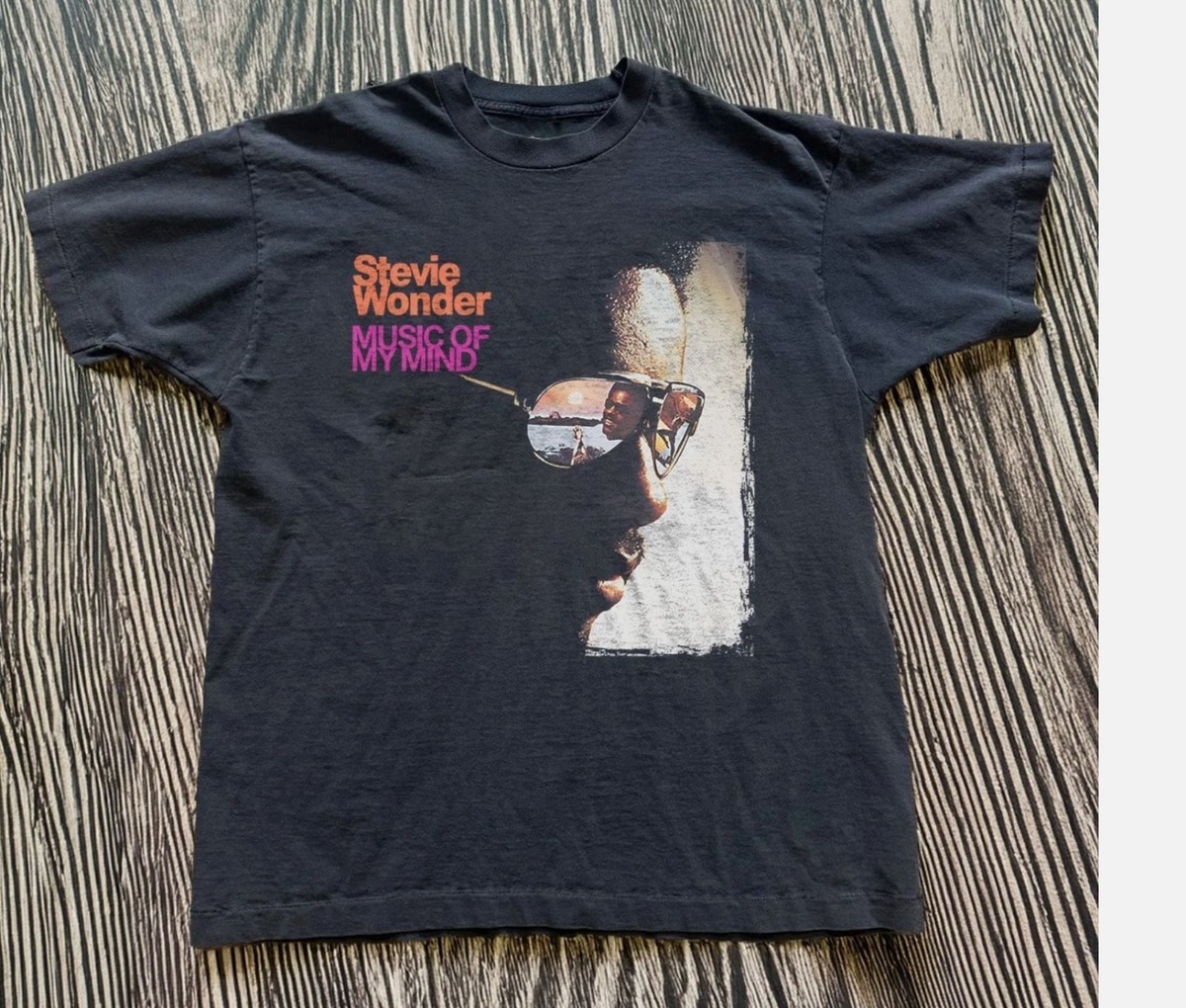 Stevie Wonder 2015 Tour Tシャツ XL ミュージックT Stevie Wonder Music of My Mind Unisex Black T-shirt Size S-5XL | eBay
