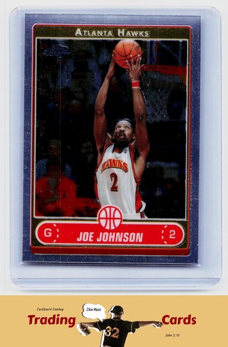 2006 Topps Chrome Joe Johnson #4 card