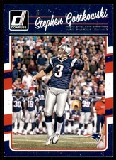 2016 Donruss Stephen Gostkowski New England Patriots #186