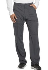 Dickies Dynamix Men Scrubs Pant Zip Fly Cargo DK110T, Size: XS Tall, Pewter