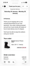 Burton Photon BOA Snowboard Boots (48hrs use - See listing) - UK 10