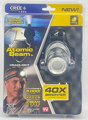 Atomic Beam Head Light 40x Brighter 5000 LUX New Sealed AS SEEN ON TV