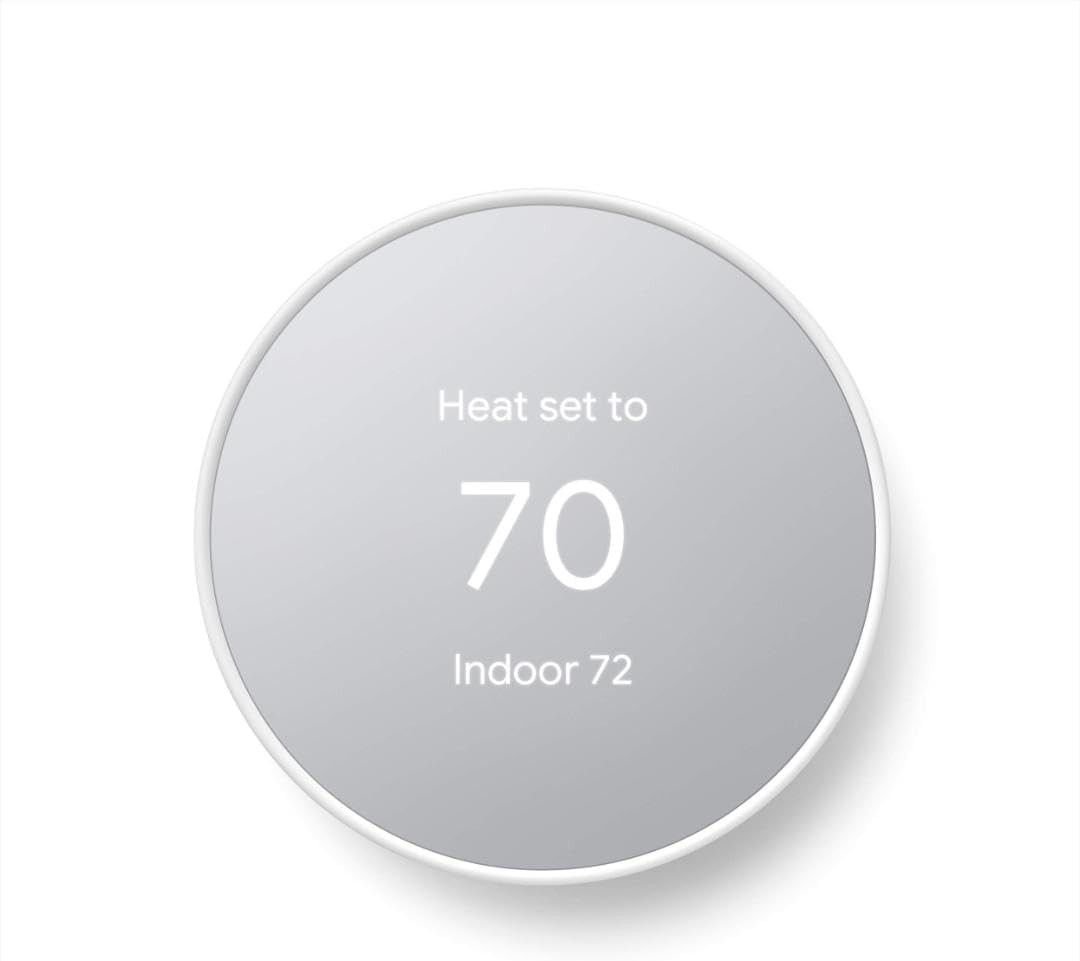 Google Nest Wi-Fi Thermostat Snow