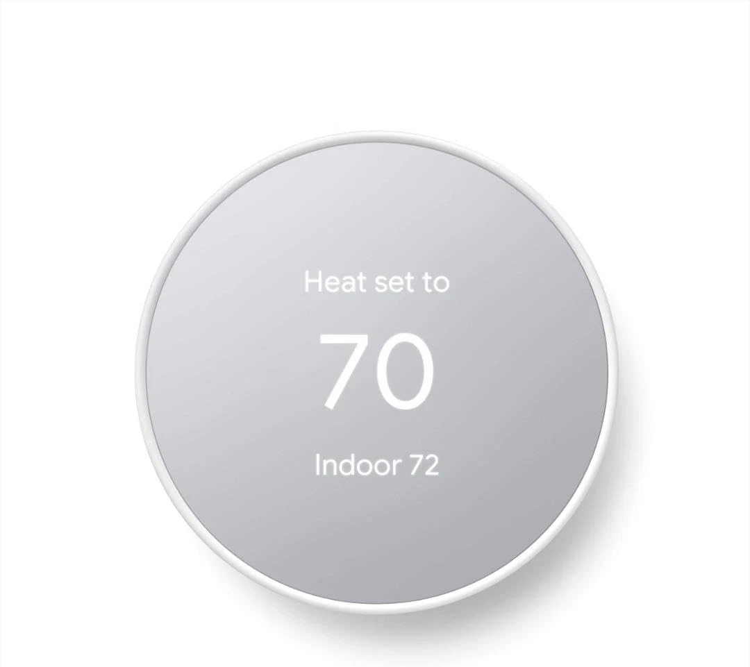 Google Nest Thermostat Smart Programmable Wifi - Snow