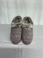 BOBS from Skechers Memory Foam Slippers - Mauve - Size 8.5