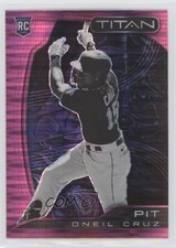 2022 Panini Chronicles Titan Pink Pulsar Prizm Oneil Cruz #3 0q6z