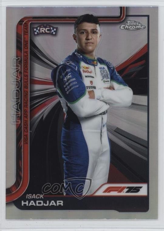 2025 Topps Chrome Formula 1 F1 Drivers Refractor Isack Hadjar #12 0xr1