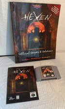 Hexen (Nintendo 64, N64) Cartridge & Manual - Clean-Tested & Working+cheat codes