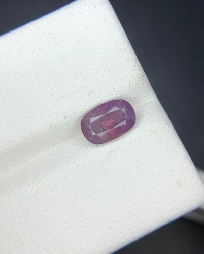 1.35 Cts Natural Kashmir Sapphire Purplish Color Oval Shape loose gemstone - Picture 14 of 16