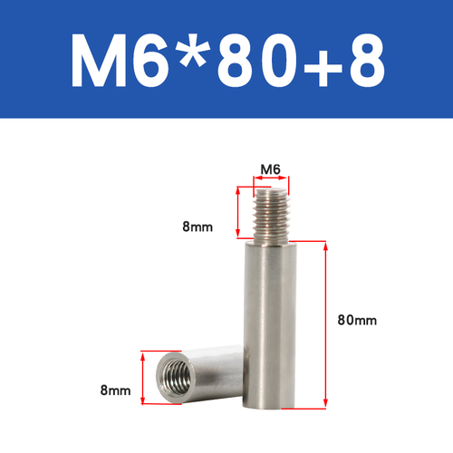Tuercas redondas extendidas M4-M12 A2 SS, pernos de rosca hembra, tornillo de hombro hueco - Imagen 94 de 119