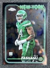 2024 Topps Chrome #238 Olu Fashanu Base Rookie RC New York Jets