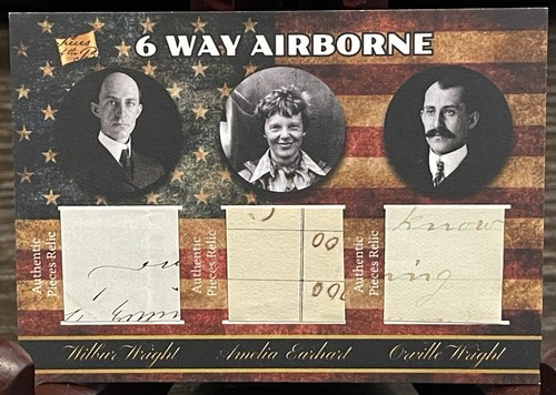 2023 Relics Of The Past 6 Way Airborne Card. - Bild 3 von 4