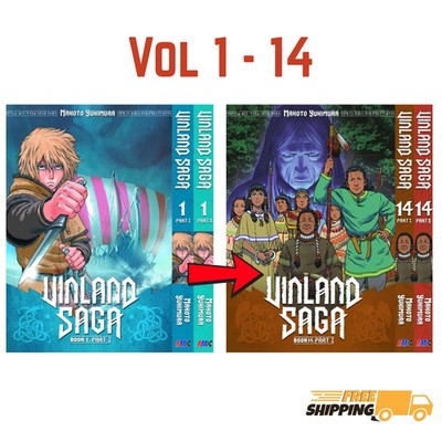 Vinland Saga Manga English Comic Books Full Set Vol 1-14 by Makoto