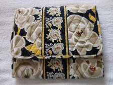 Darice Inc Travel Cosmetic Bag-Make-Up-Zippered Compartmentalized Snap Closure