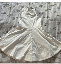 Polo Ralph Lauren Girls Dress Size 6 White Dress Fit And Flare