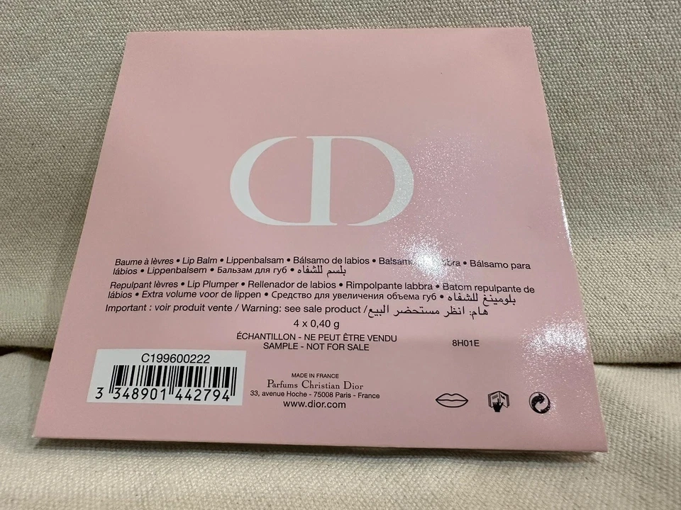 Dior Lip Balm: Lip Glow & Lip Maximizer w/ Brush - Pink 001 + Berry 006 Samples - Image 3 of 4