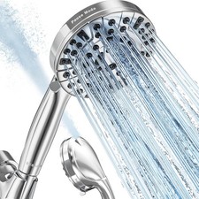Hand Held Shower Head with Long Hose 72" - High Pressure Shower Wand - Handhe...