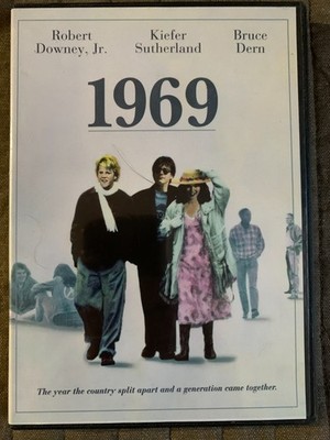 1969 (DVD 1988) Kiefer Sutherland Bruce Dern Robert Downey Jr.  OOP Olive Films