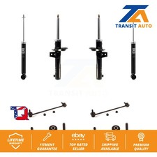 Front Rear Suspension Strut Shock & TOR Bar Link Kit For Volkswagen Jetta