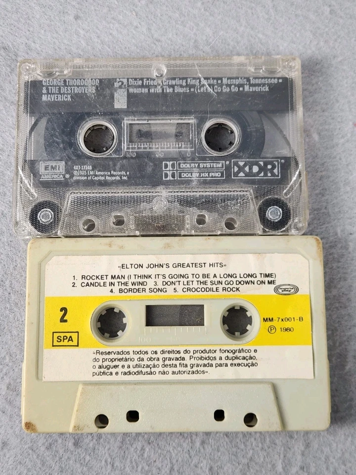 Classic Rock Cassette Lot (16) KISS Led Zeppelin Rolling Stones ZZ Top Aerosmith Foto 3 de 4