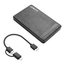 2.5-inch Hard Drive USB 3.0 SuperSpeed External Hard Drive Enclosure, USB-A C...