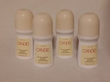 Avon Candid Roll On Anti-Perspirant Deodorant 2.6 fl oz Pack of 4 NEW 