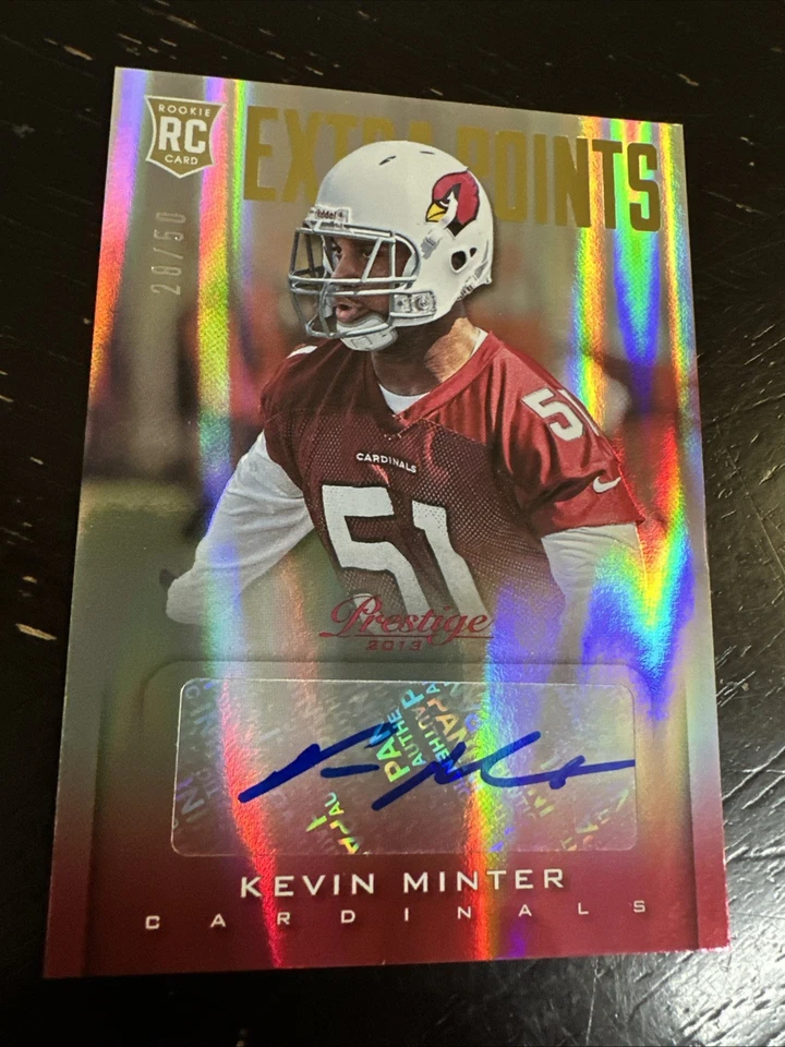 Kevin Minter 2013 Prestige Extra Points Red Autographed Rookie #’d 28/50 RC! - Image 2 of 4