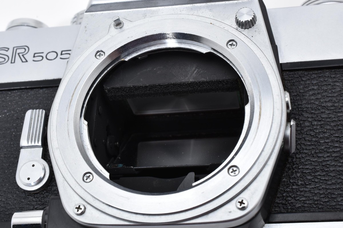 Minolta Sr505 Slr Film Camera New Light Seals Japan 【As Is】 5918