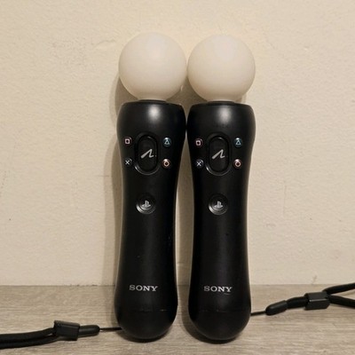 Two Sony PlayStation PS Move Motion Controllers (CECH-ZCM1U) PS3 PS4 VR 