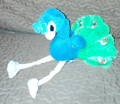 Ganz Fresh Feathers Peacock Plush Read Description 