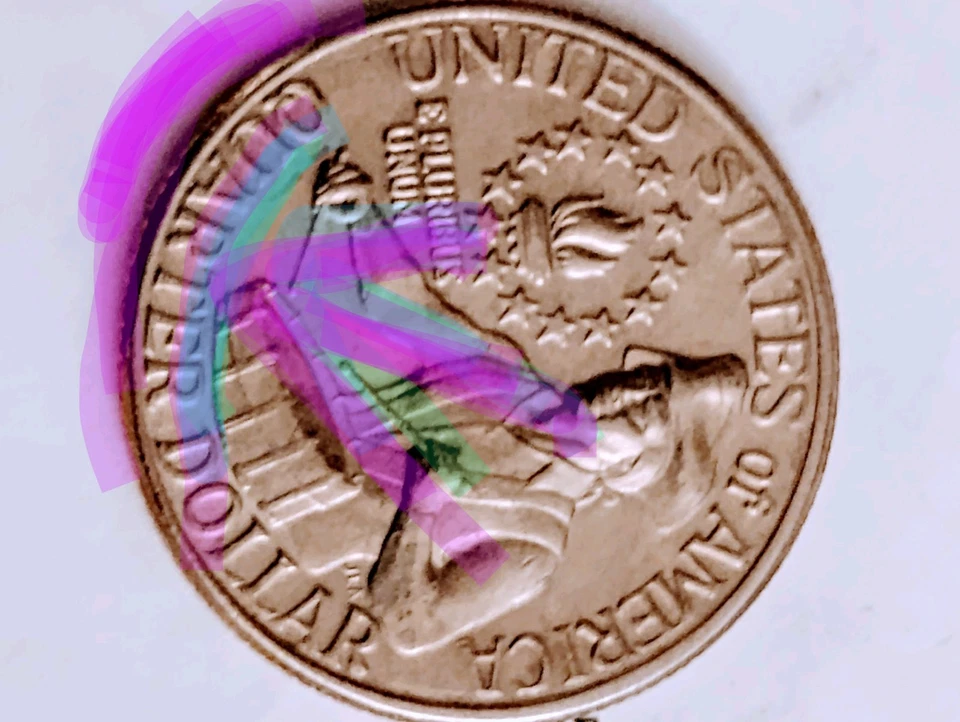 This Bicentennial Quarter Is Stamped Together.00265" Off Center. Major Era - Image 3 of 4