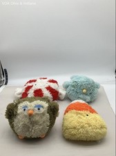 Squishable Plush Toy Lot Peppermint Candy Corn Owl Narwhal 4 Pieces