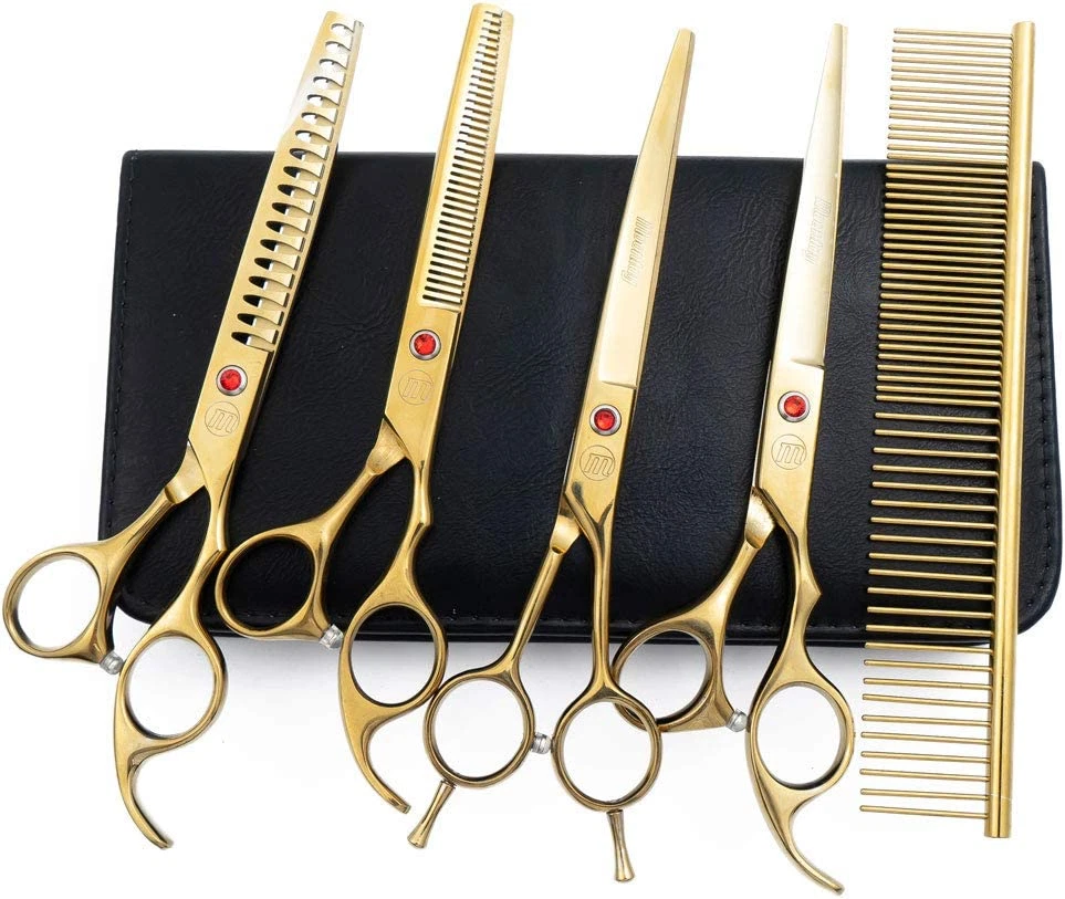 Professional Dog Grooming Scissors Set, 7 Inch/8 Inch Pet Grooming Scissors Chun