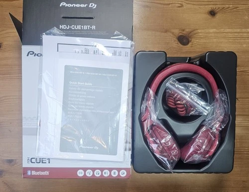 Pioneer DJ Cue1bt On-Ear Bluetooth Dj Headphones Red