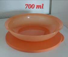 Tupperware Junge Welle Servierschale 700 ml mit Deckel Orange NEU J07