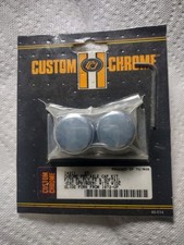 CC 14311 Chrome Frt. Axle Cap Kit. 1972-Up, HD. FL,FLT,FX, Softail. Exc.Springer
