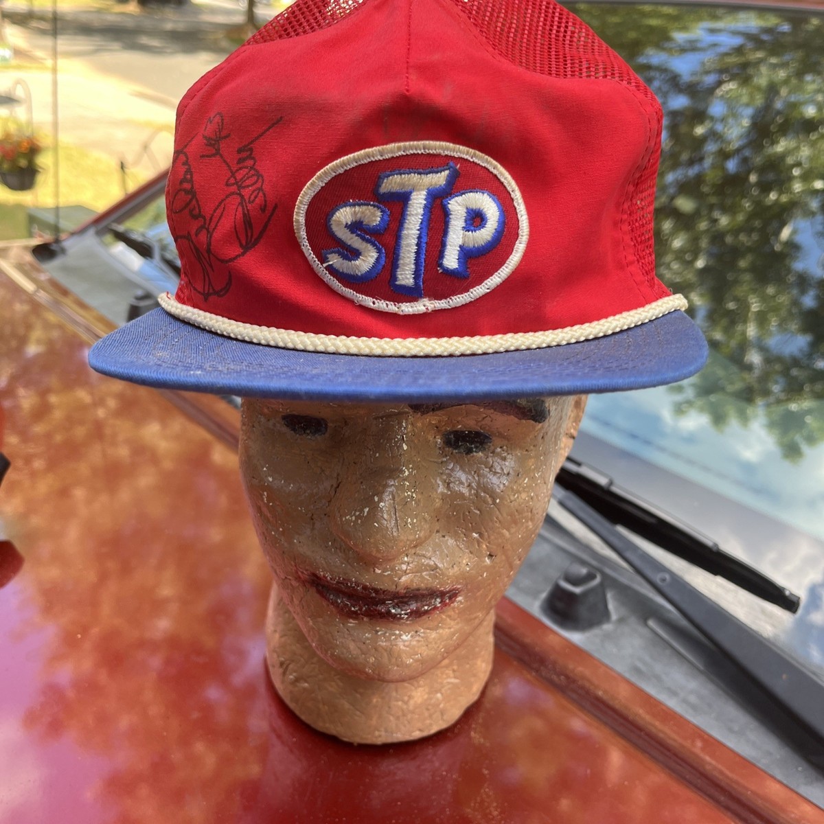 Vintage 1980s Richard Petty #43 Trucker Hat Nascar Rope Snapback 