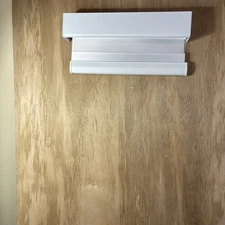 Persilux Blackout Zebra Blinds for Windows (17”W x 47” H, White) Cordless Zebra