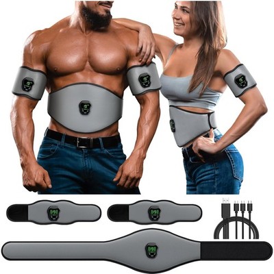 Fitness Belt, Powered Muscle Stimulator for Home Use, for Muscle Conditioning...