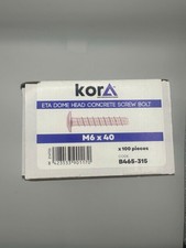 KORA ETA Dome Head Concrete Screw Bolt M6 X 40