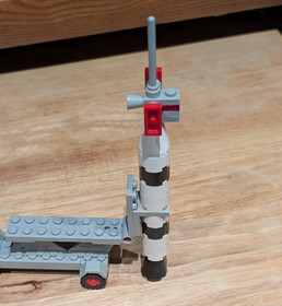 LEGO Space: Mobile Rocket Launcher (462), complete, manual, damaged box, one sub